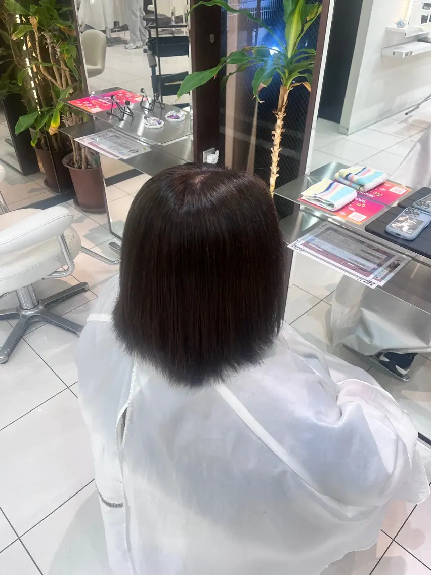 ショート 石渡 瑠菜のヘアスタイル