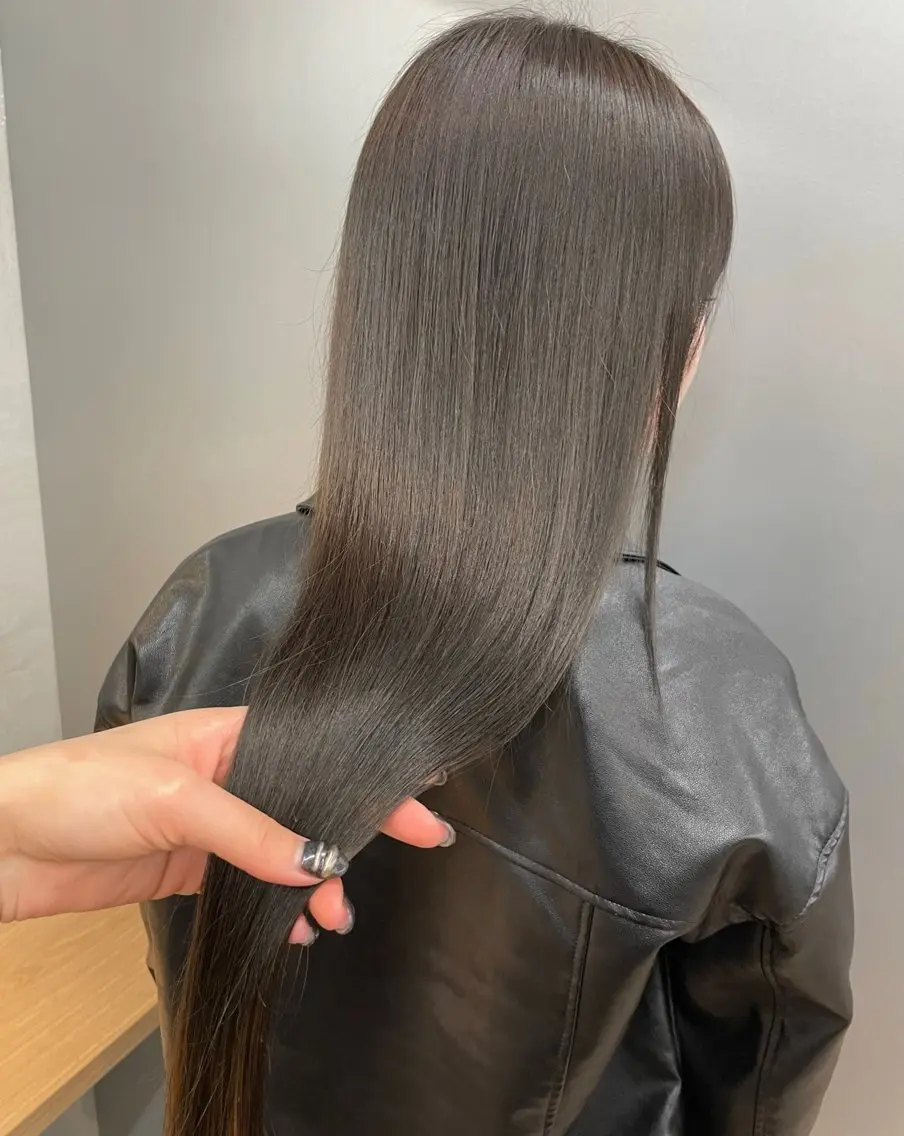 カット+ヘアカラー+うる艶トリートメント🌱の写真