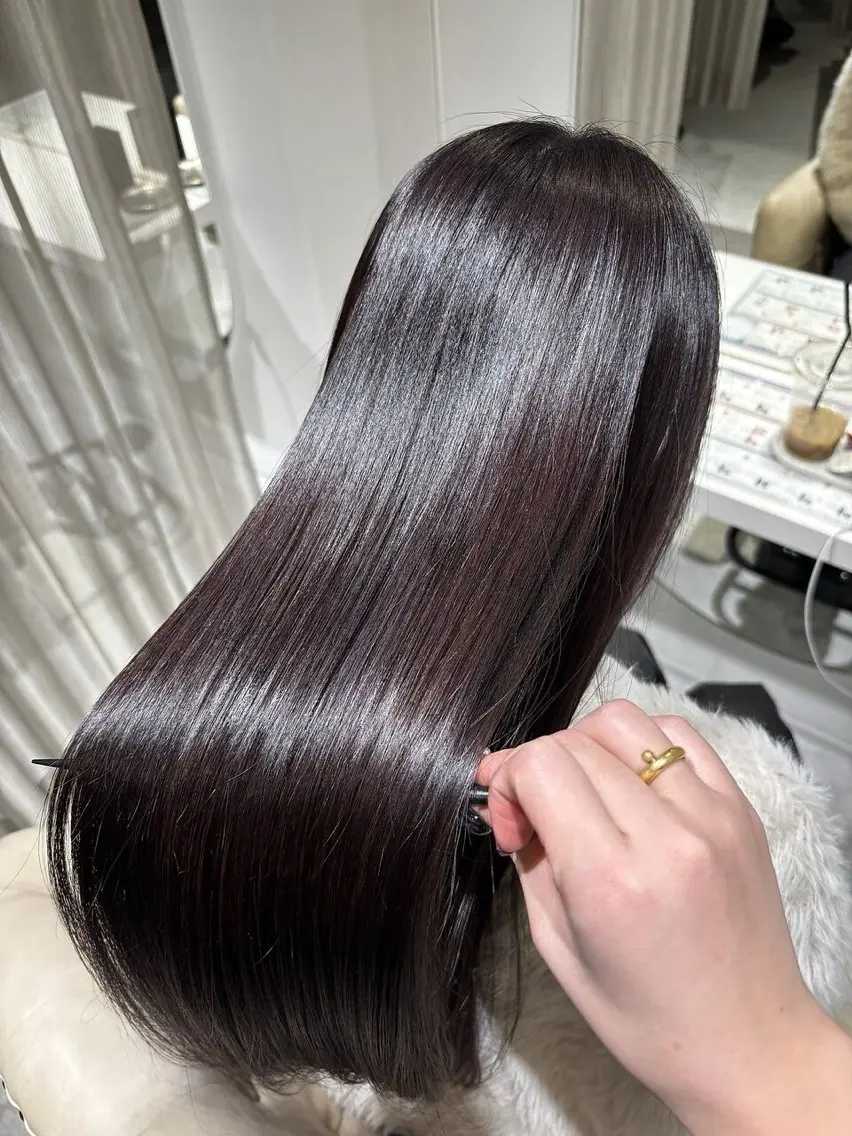【人気NO.2🥈】【50%OFF✨】【他店で解決できない癖を解決】カット+髪質改善ストレート30000円→15000円の写真