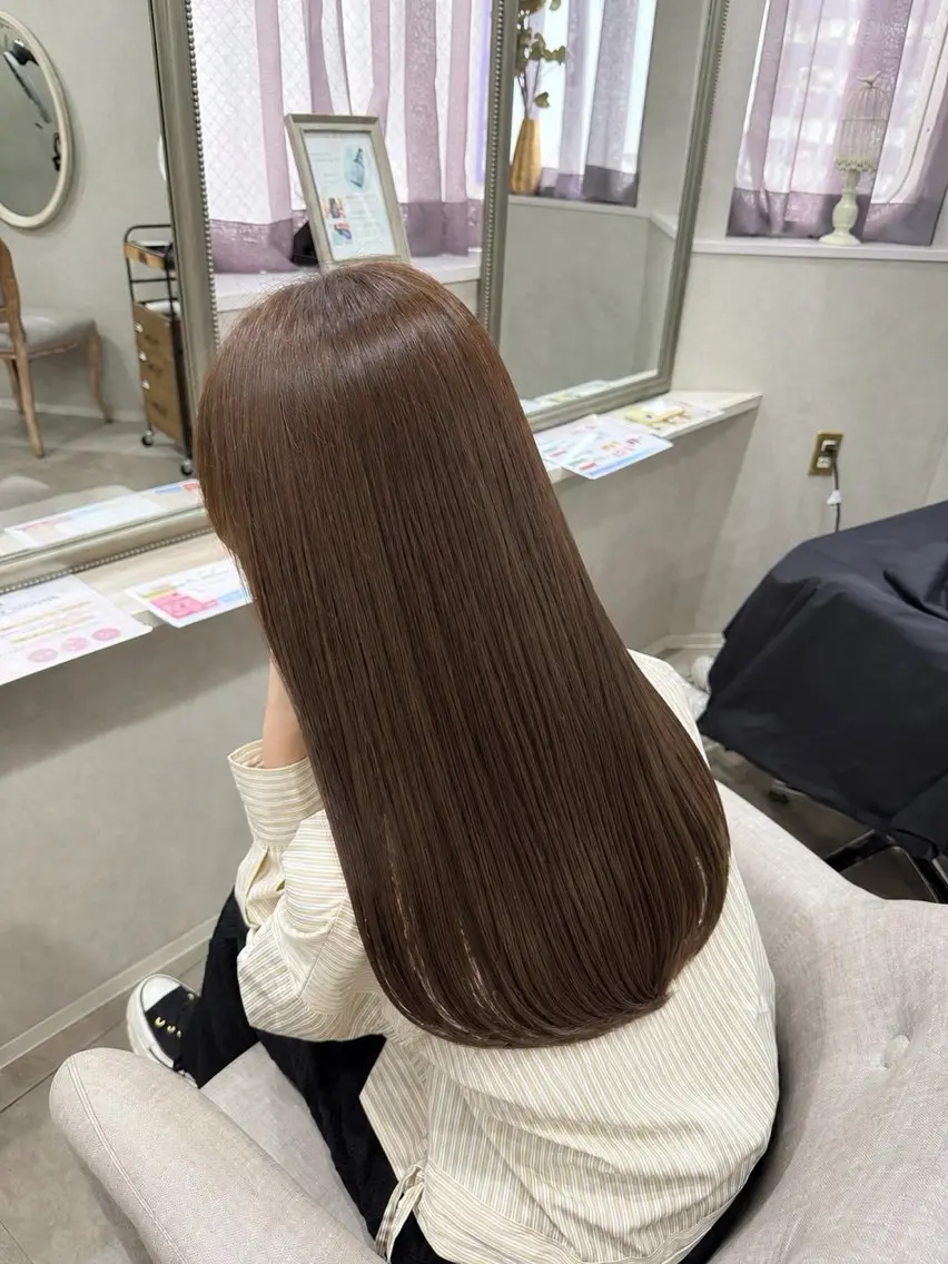ロング カラー カット ヘアカラー 🎀髪質改善/艶カラ ー/大宮/そら🎀のヘアスタイル