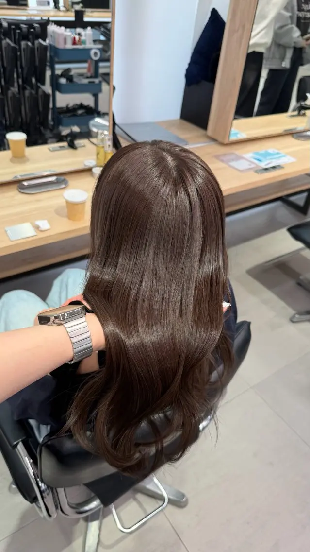 ロング カラー カット ヘアカラー トリートメント naturalカラー / Rukaのヘアスタイル