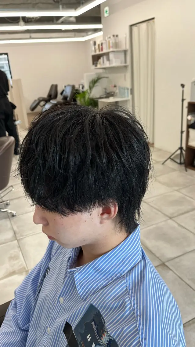 ショート パーマ メンズ 🏆メンズヘア特化 🥇代表りんぺーのヘアスタイル