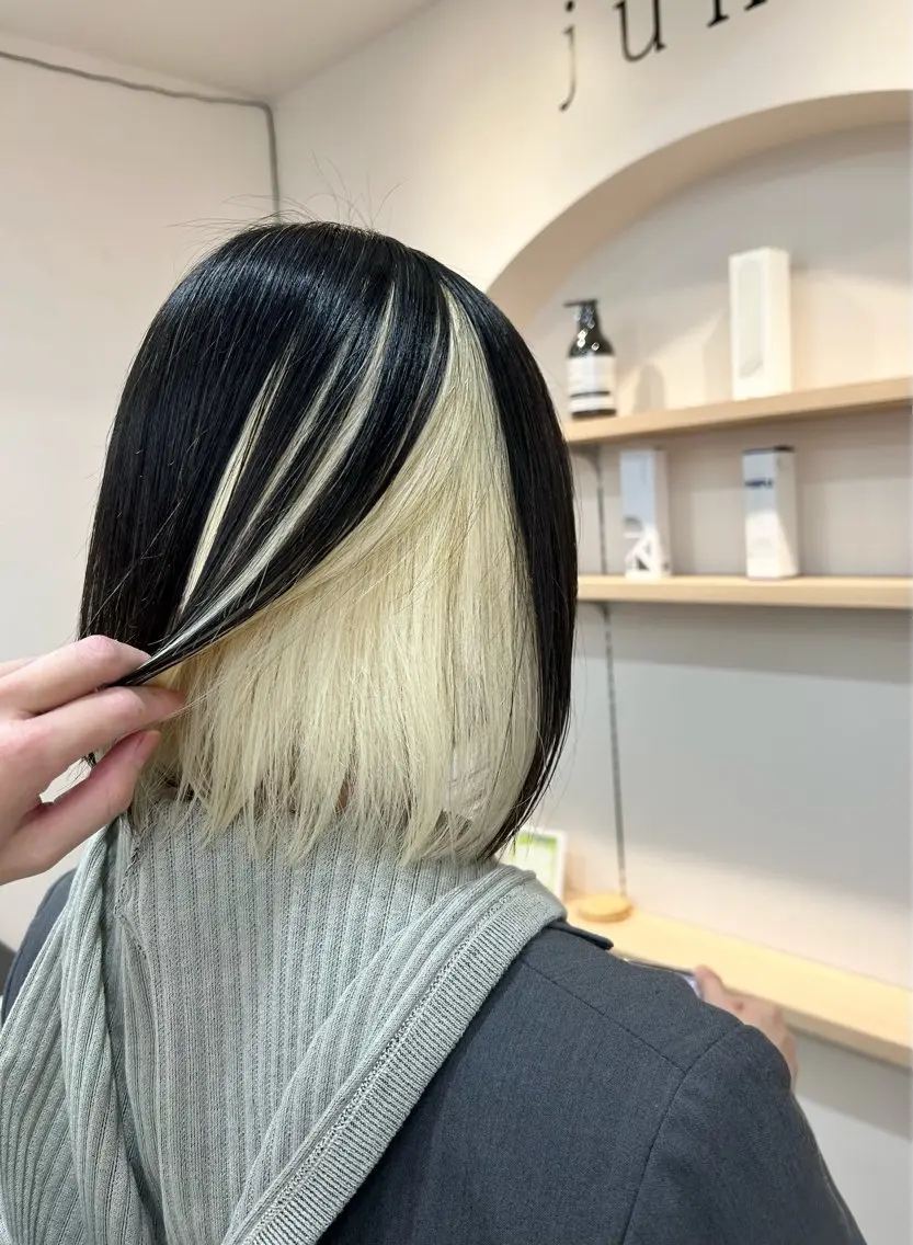 ショート カラー 抜きっぱなしブロンド 透明感/ダブルカラー /🌸ERI🌸のヘアスタイル