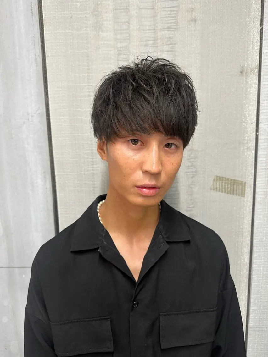 ショート メンズ マッシュ TELA HAIR 副代表RIKUのヘアスタイル