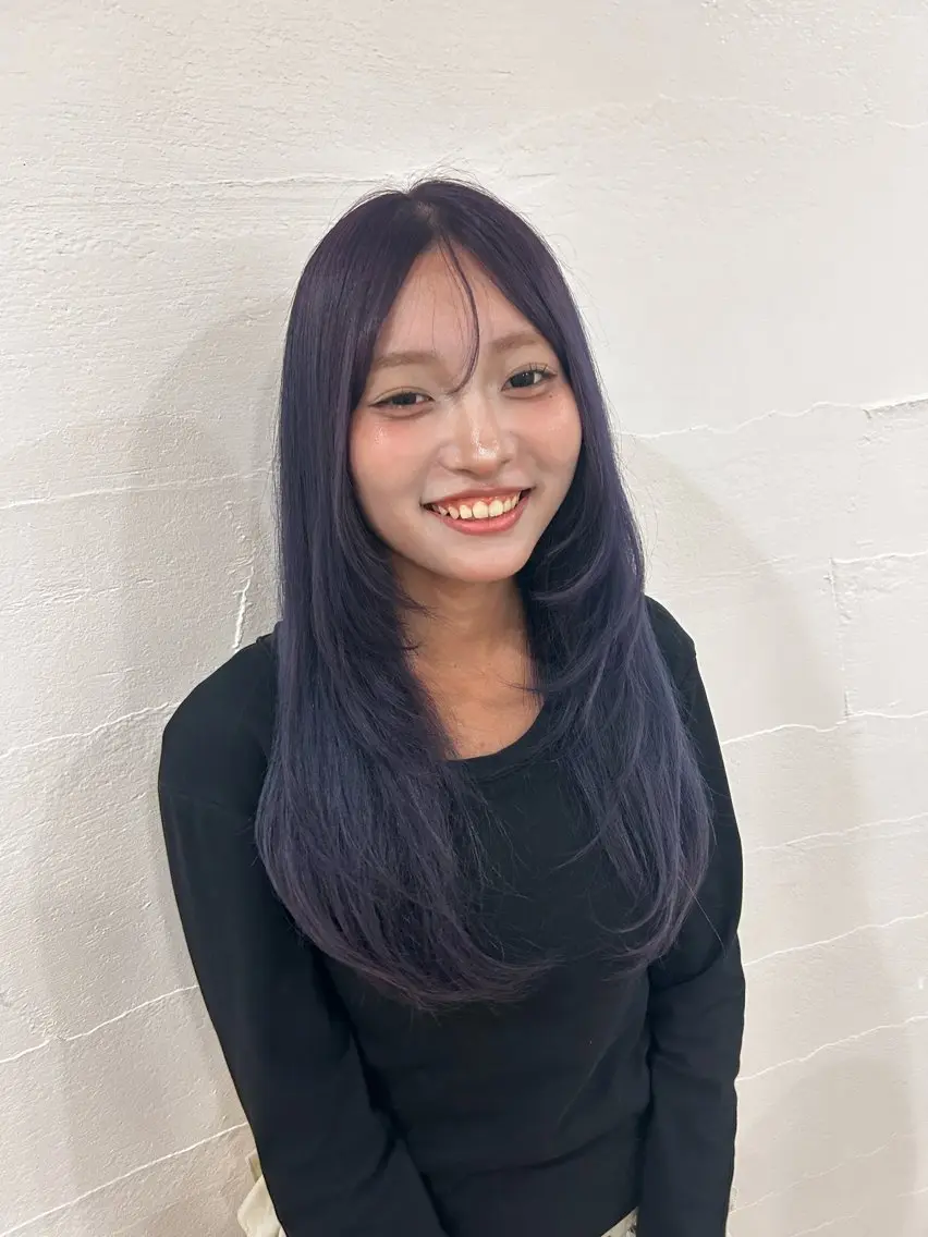 ロング ヘアカラー ヘアルームflat・ Rena🌼ྀིのヘアスタイル