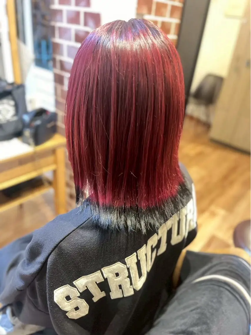 ミディアム ヘアカラー ブリーチ・カットモデ ル募集中🫧高口小春のヘアスタイル