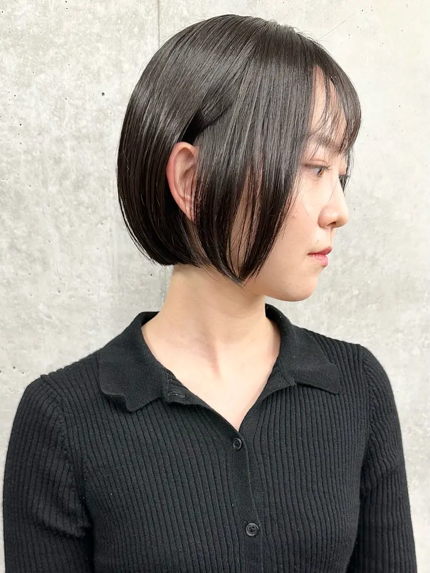 ミディアム ボブ/ゆるふわ ボブパーマ/とういのヘアスタイル