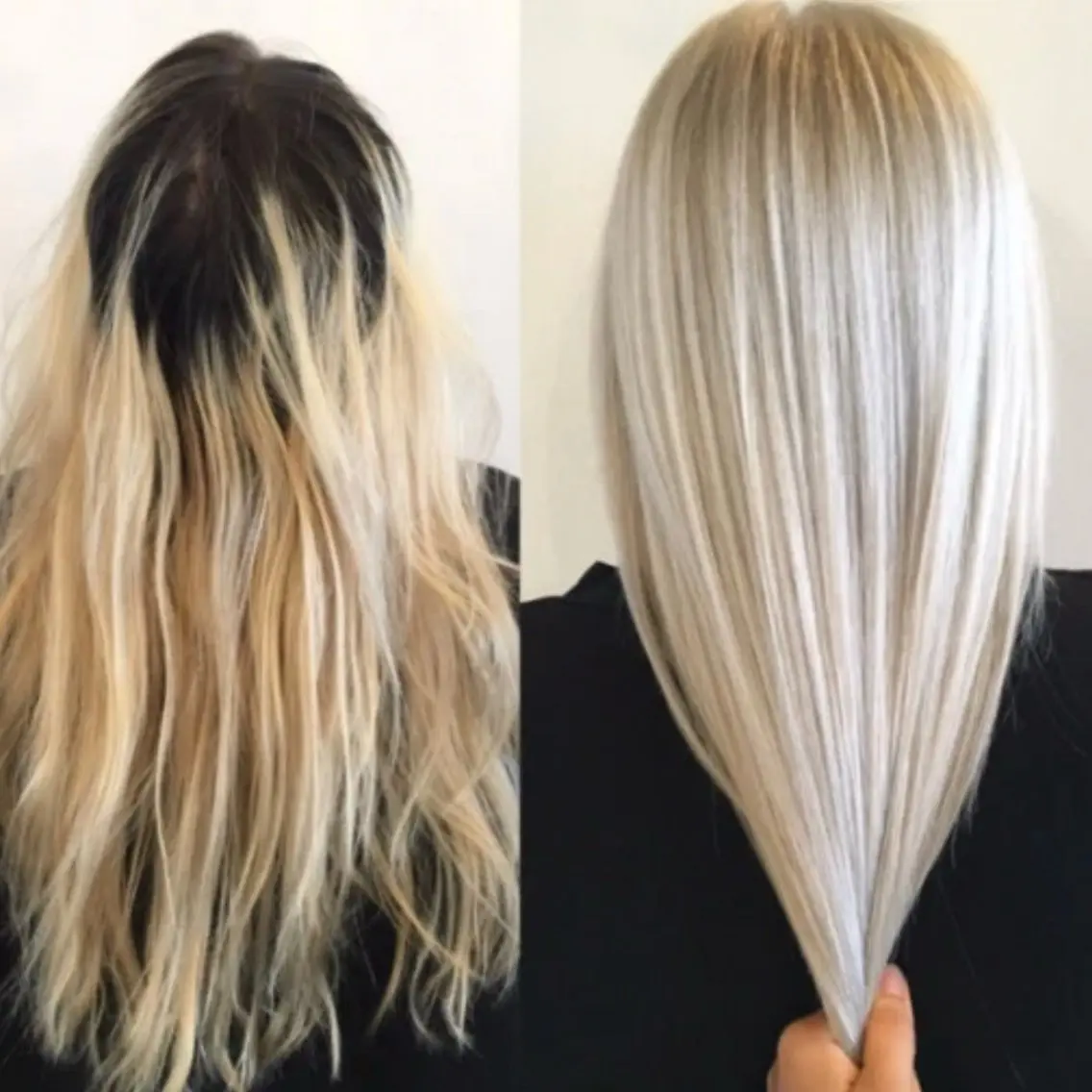 カラー ブリーチ 透明感カラー ヘアカラー トリートメント 比嘉 陽のヘアスタイル