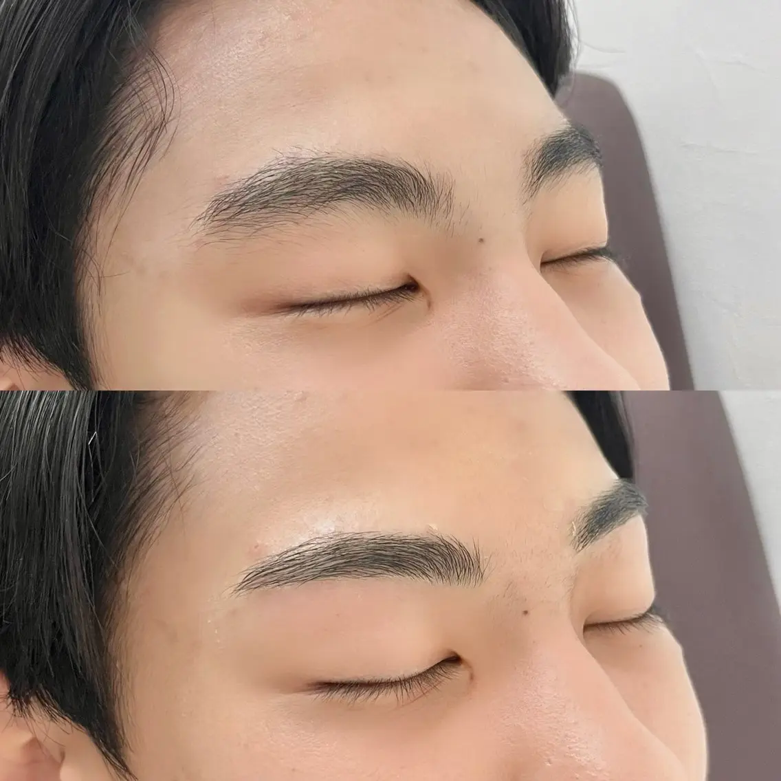 【🤵♂️メンズにも大人気】“似合わせ”美眉アイブロウスタイリング➕お仕上げメイク付き🌈(眉カットなし)の写真