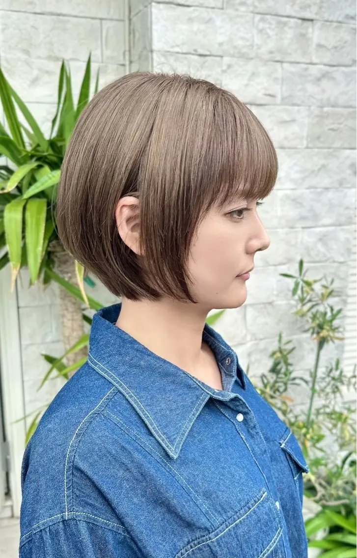 ミディアム 山崎結菜 髪質改善💎のヘアスタイル
