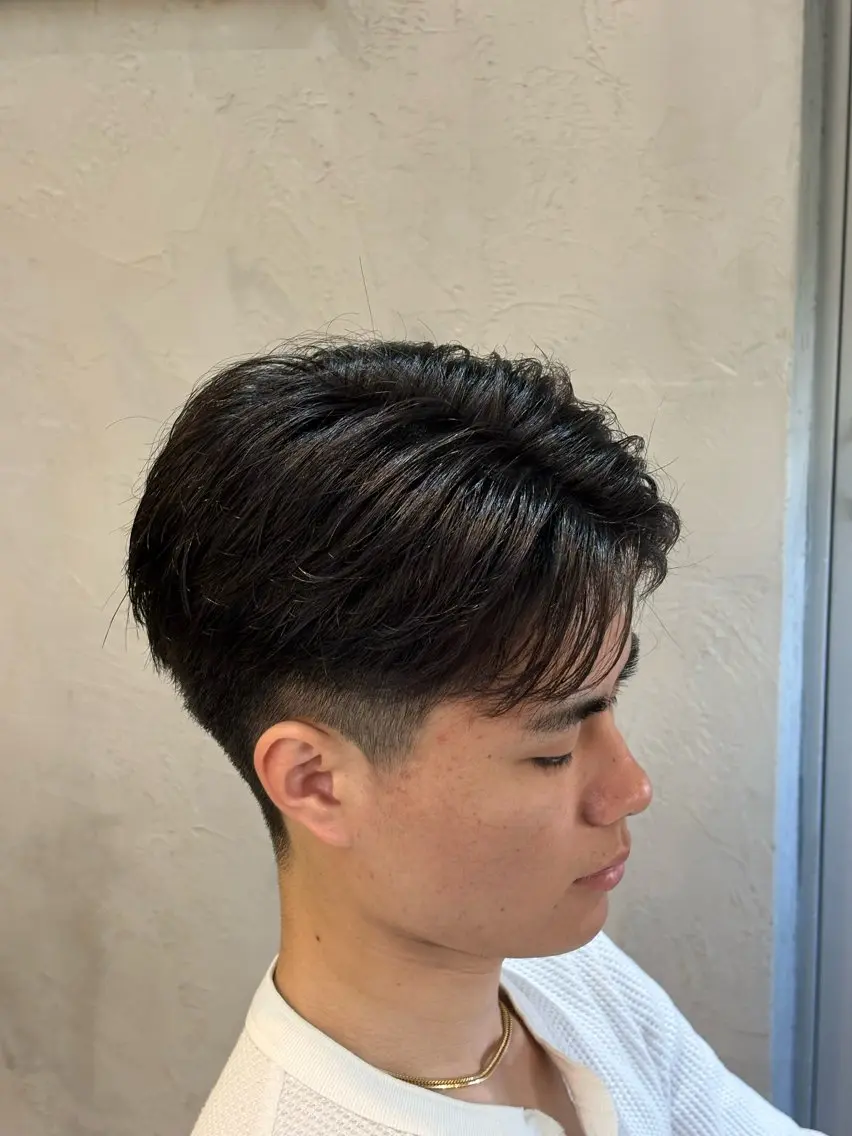 ショート メンズ センターパート YUUTO 【メンズ限定】のヘアスタイル