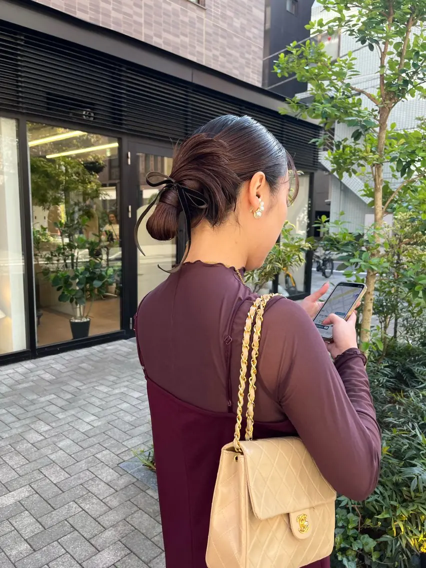 ロング ヘアアレンジ ヘアセット eri kinjoのヘアスタイル