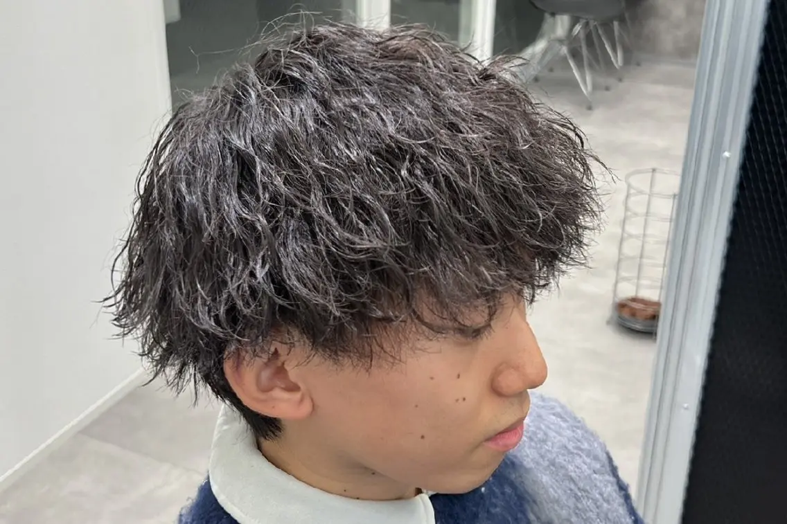メンズ パーマ カット パーマ 🔥メンズ︎特化🔥 遠藤楓伽のヘアスタイル