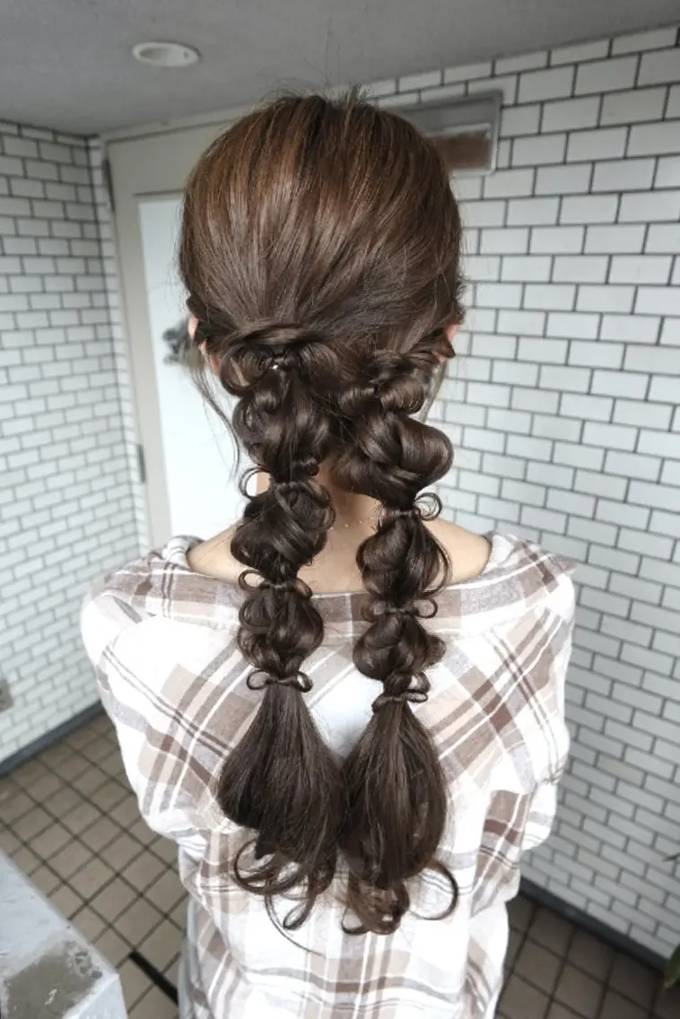 ヘアアレンジ ヘアセット 堀井 れいなのヘアスタイル
