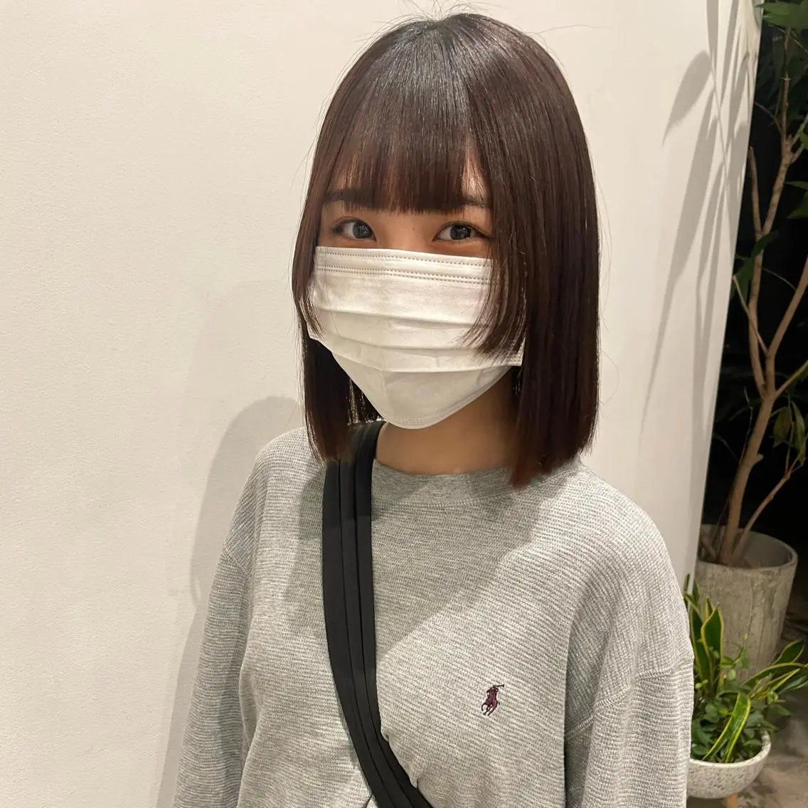 ミディアム ボブ カット 銀 座のヘアスタイル