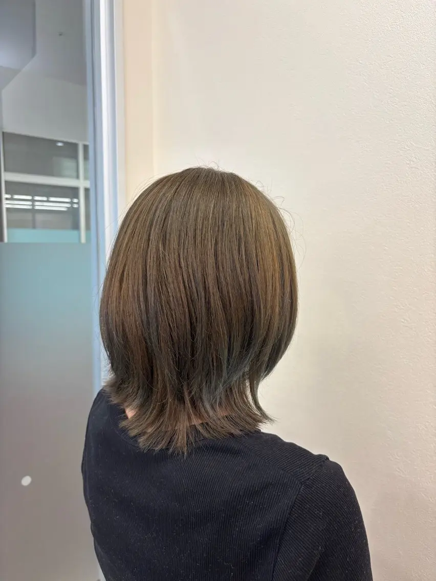 カラー ブリーチ ブリーチなしカラー 田中 ルナのヘアスタイル