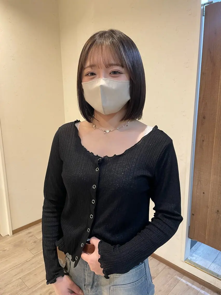 ショート カラー カット トリートメント 渋谷 留菜のヘアスタイル