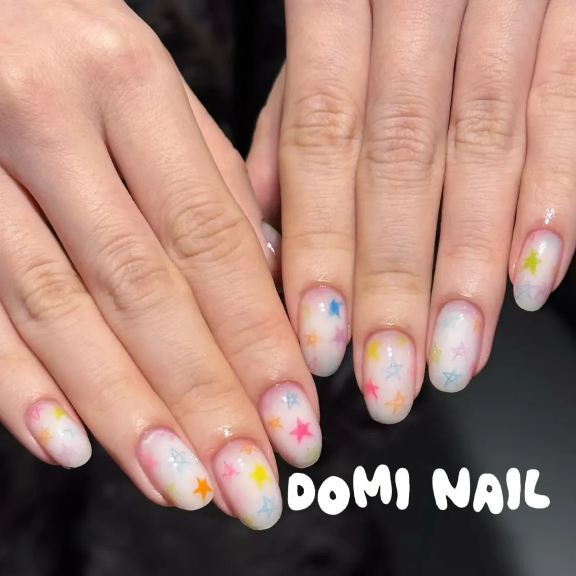 ネイル 持ち込み ハンドネイル 渋谷 Domi Nailのネイルデザイン