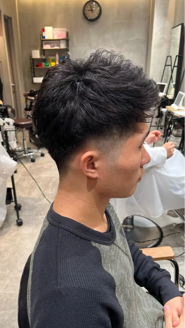 メンズ 赤み消し艶カラー🍒 髪質改善　KAIのヘアスタイル