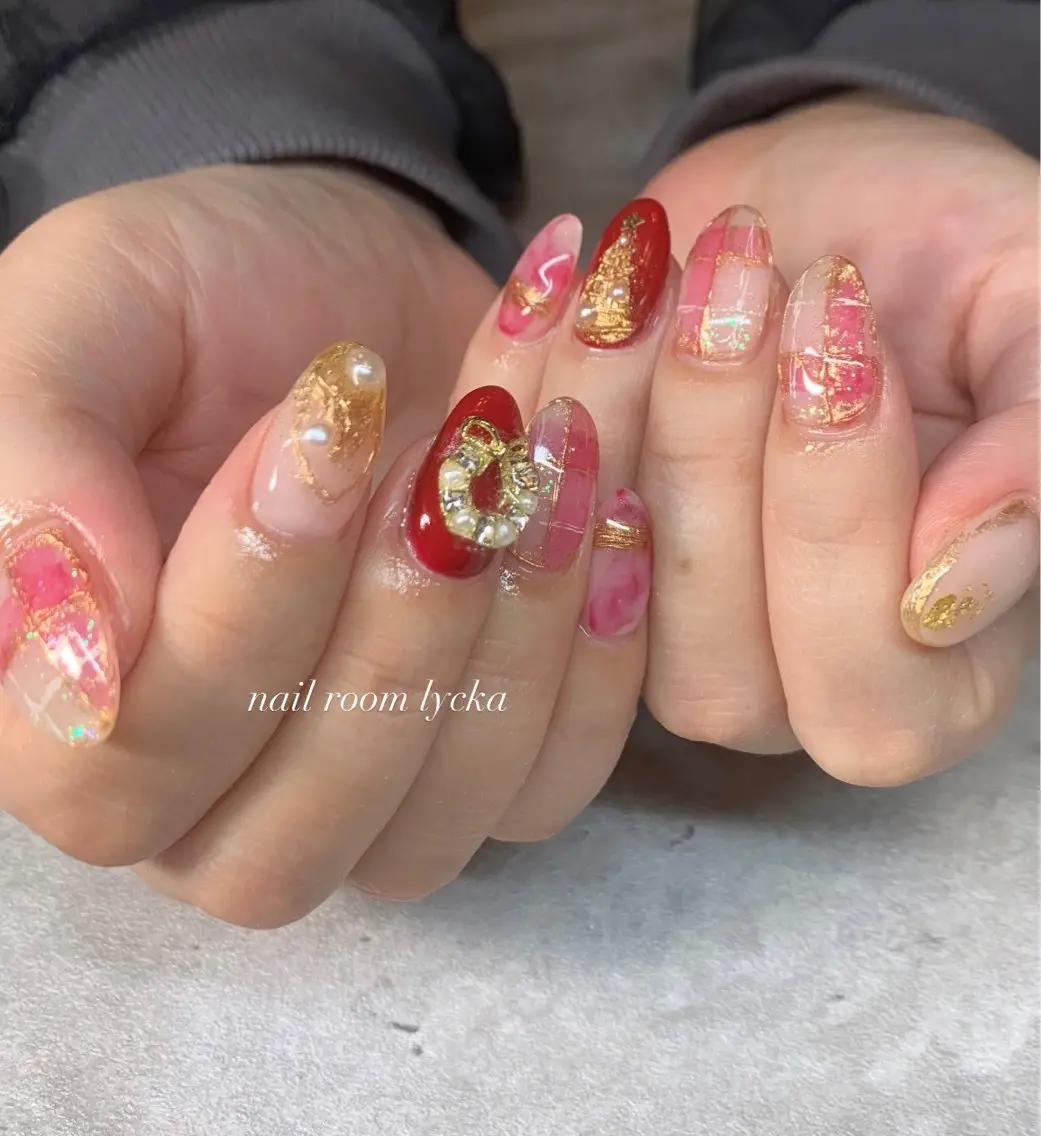 ネイル ネイルルームリッカ 𝐦𝐚𝐲𝐮のネイルデザイン