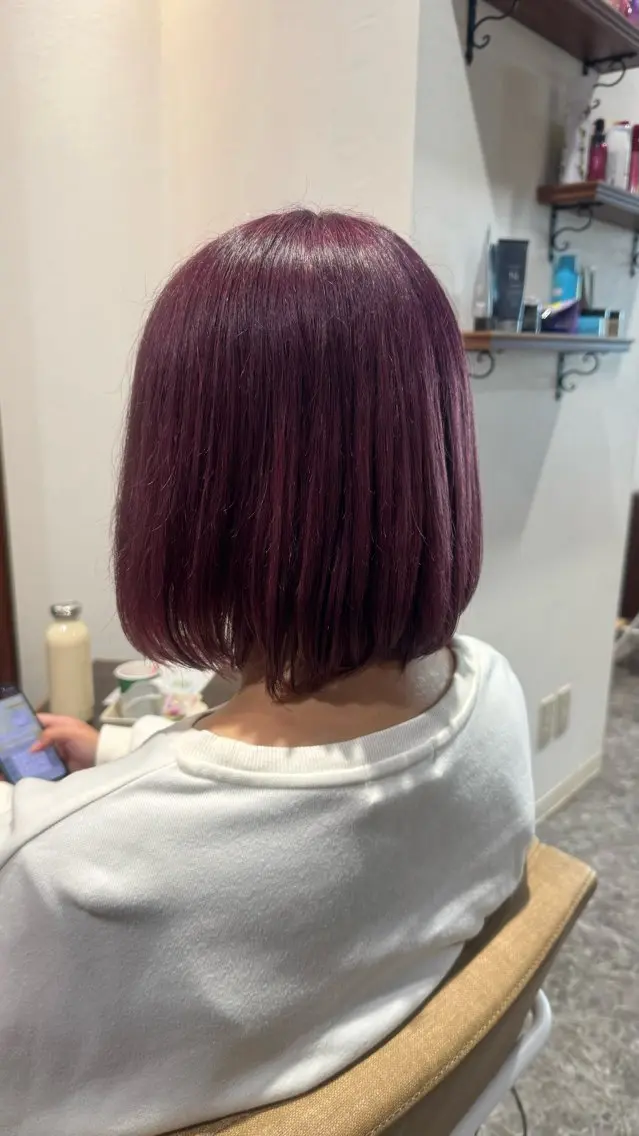 ショート ヘアカラー 🐺ﾅｶﾑﾗ ﾓﾓｶのヘアスタイル