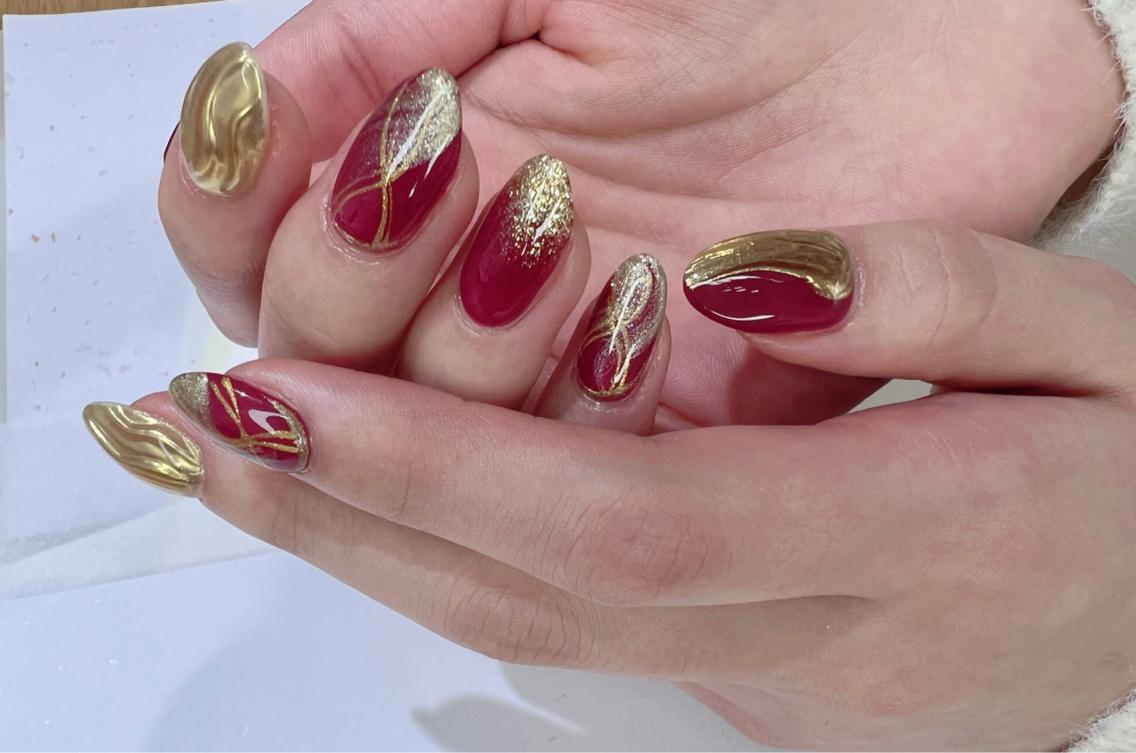 ネイル 成人式 Ag Nailのネイルデザイン