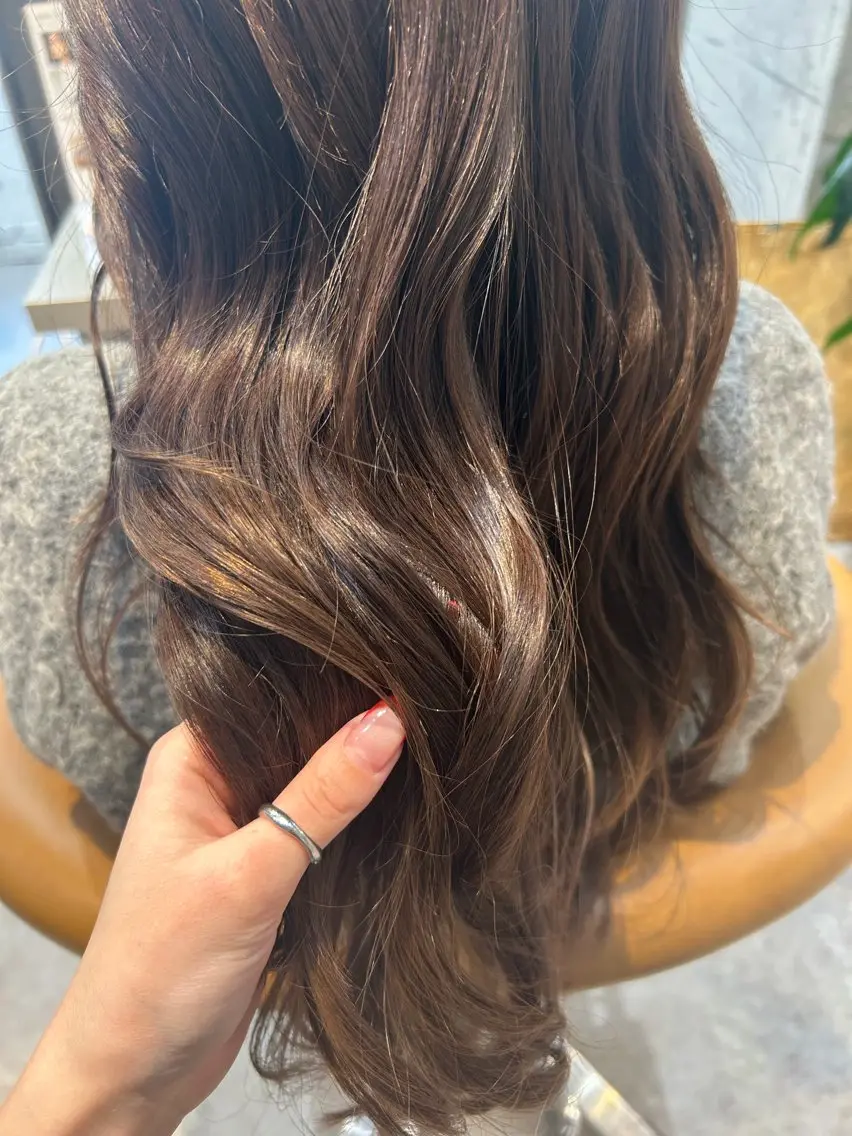 ロング カット ヘアカラー 🫧艶感カラー /Ruu🫧のヘアスタイル