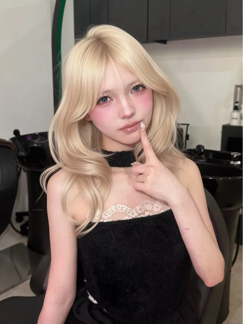 ロング カラー ヘアセット 上品モテヘア🩶 karen🩶のヘアスタイル