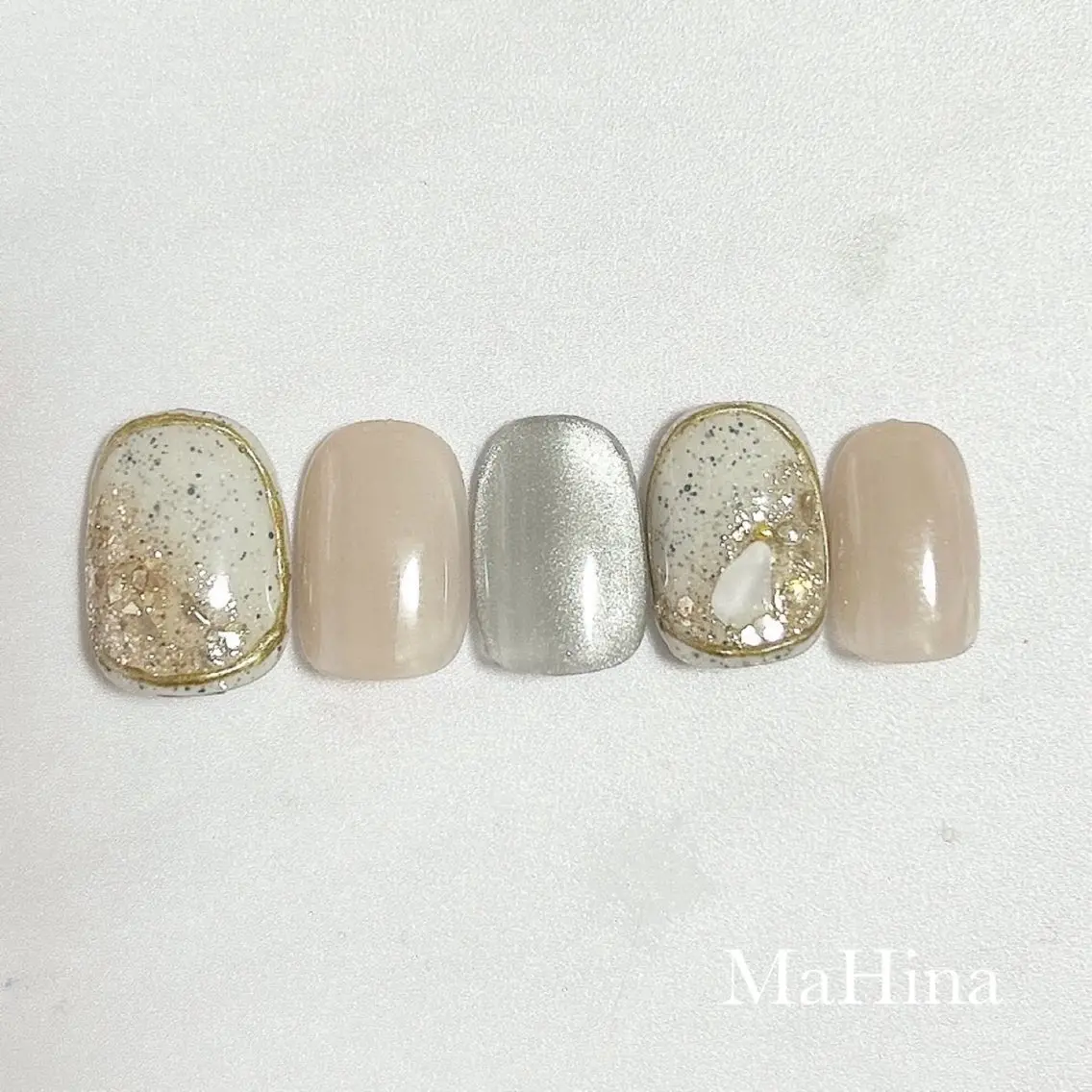 ネイル ジェルネイル ニュアンスネイル ハンドネイル Le Vernis MaHina・まひなのネイルデザイン