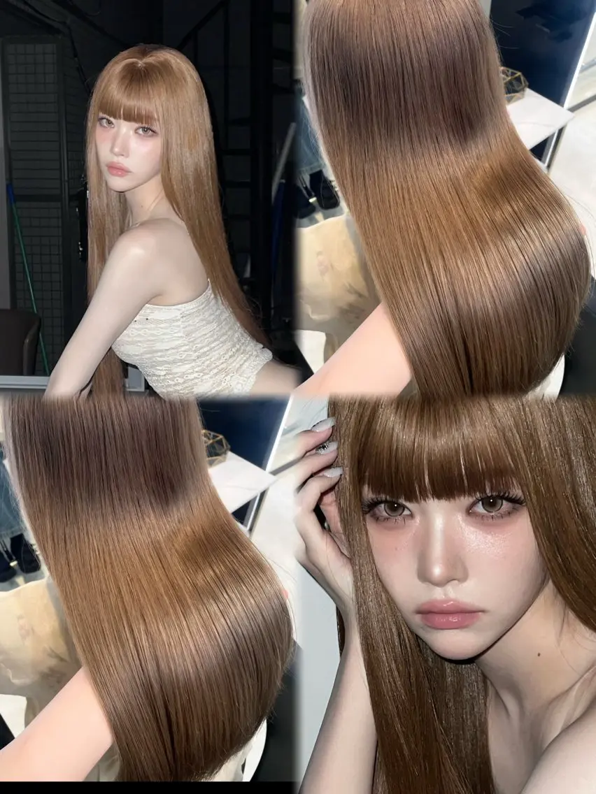 カラー ヘアカラー トリートメント 暖色艶カラー💞 karenのヘアスタイル