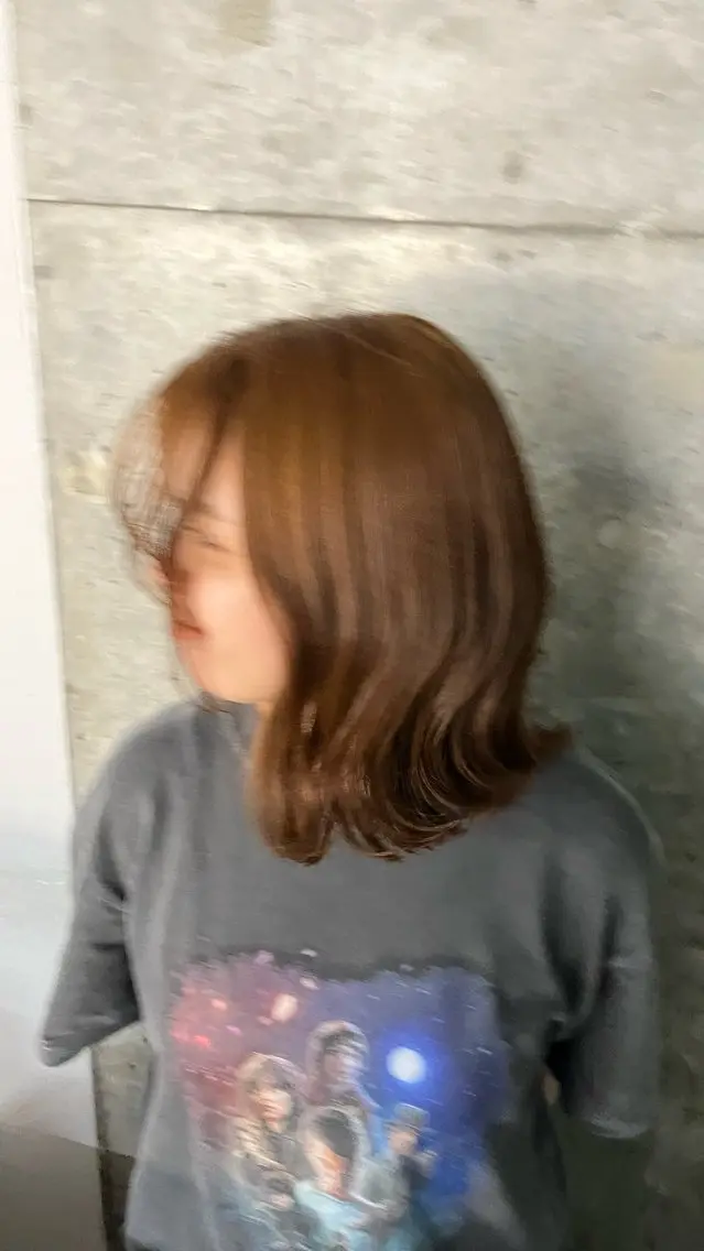 ミディアム カラー ヘアアレンジ 原宿・デザインカラー YUI🤍ྀིのヘアスタイル