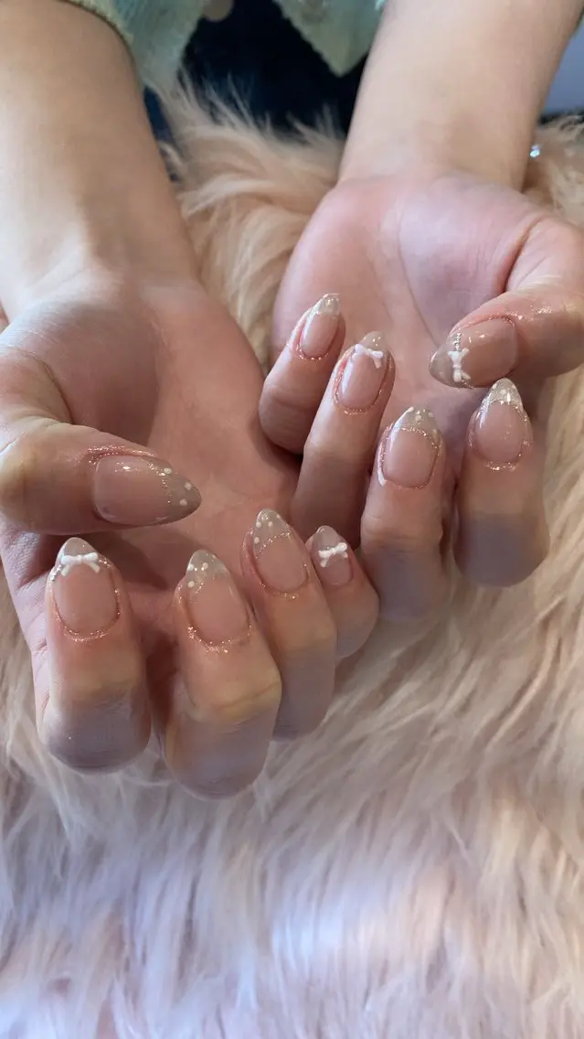 ネイル ハンドネイル crystal ⭐︎ colorのネイルデザイン