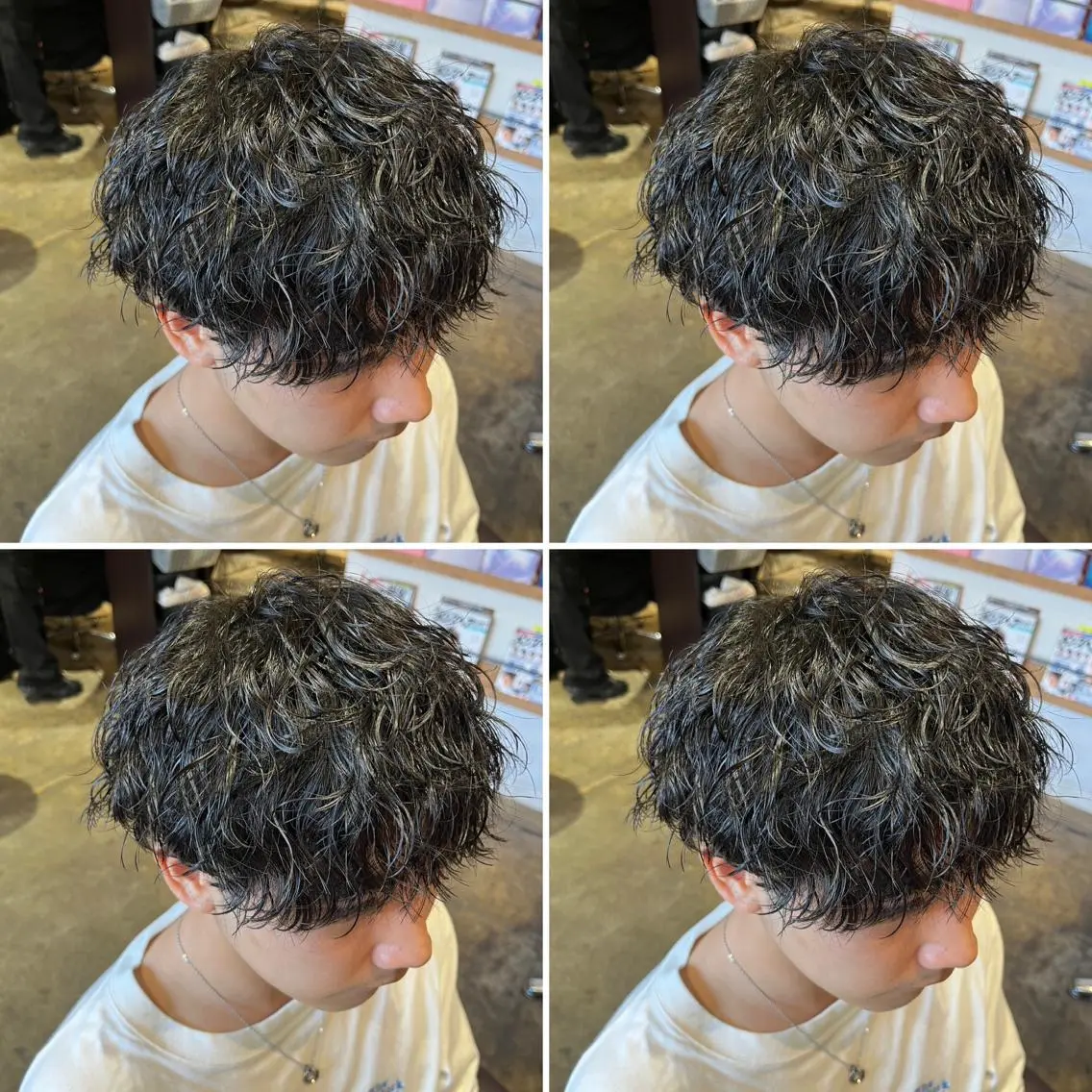パーマ メンズ カット パーマ トリートメント ヘアセット メンズパーマ特化 望月謙二郎のヘアスタイル