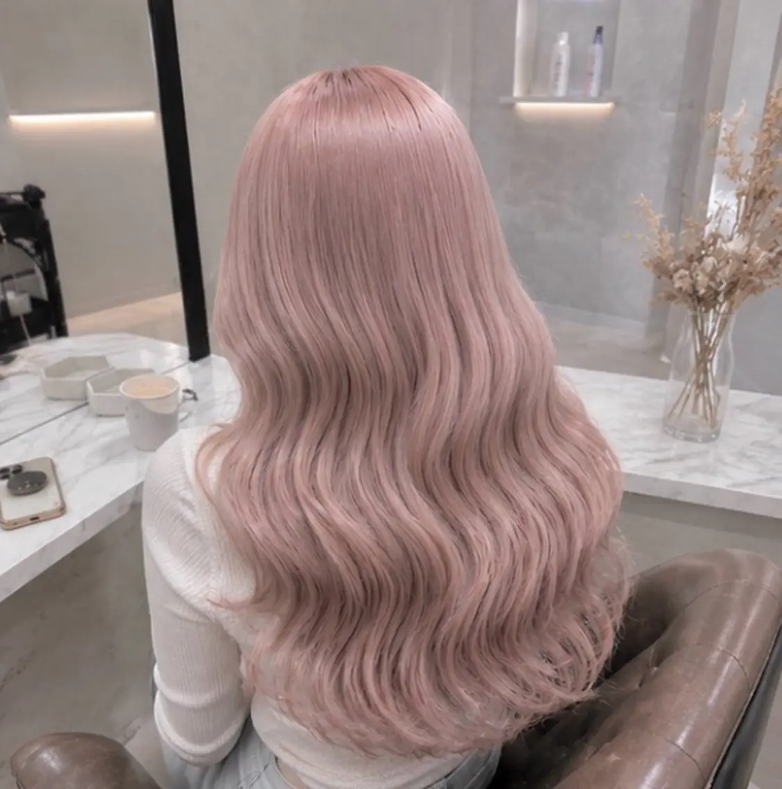 ロング カラー 色落ちまで盛れる 💟まなみのヘアスタイル