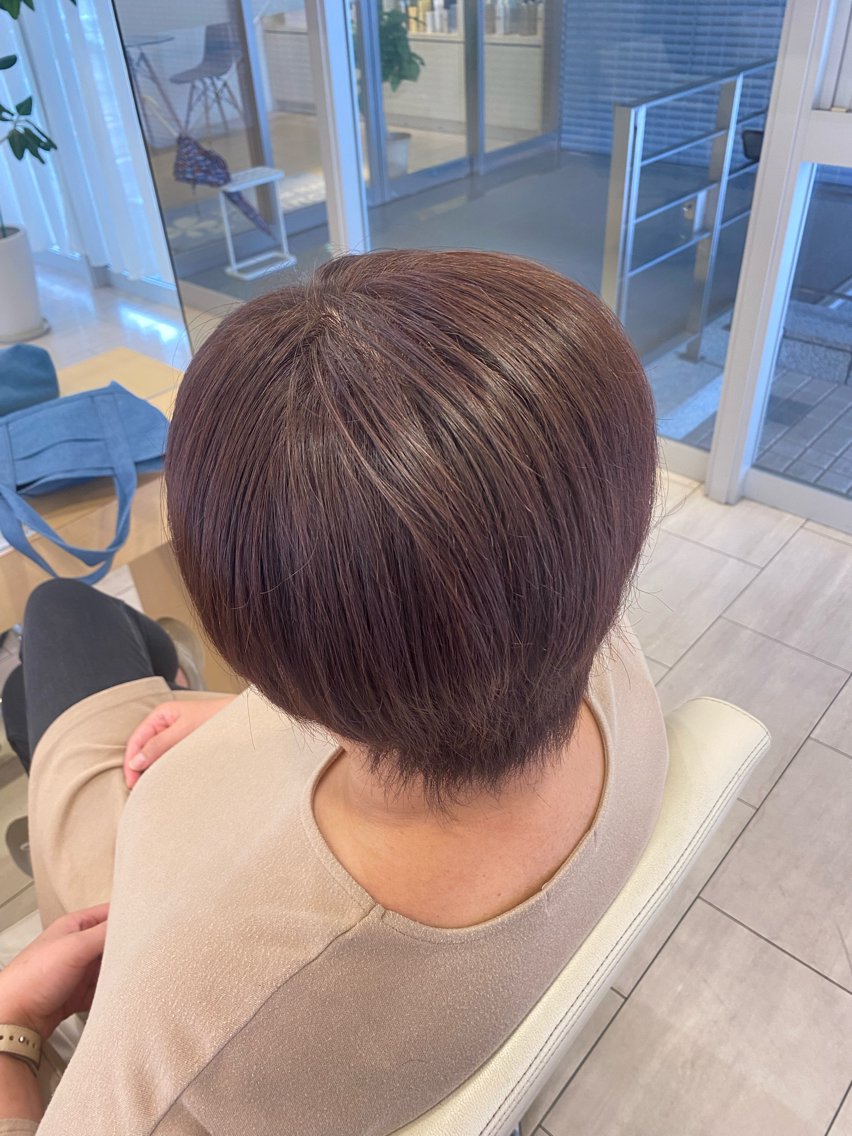 ショート カラー レッドカラー kanon 🎀今池のヘアスタイル