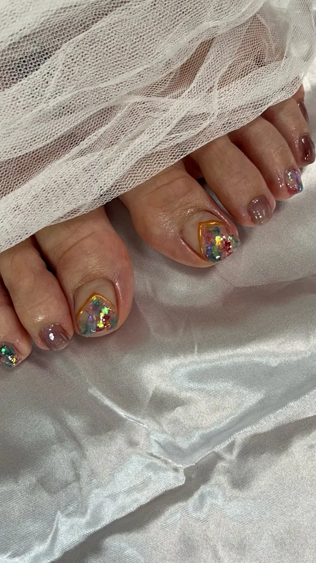 ネイル フットネイル ジェルネイル Nail salon Loaのネイルデザイン