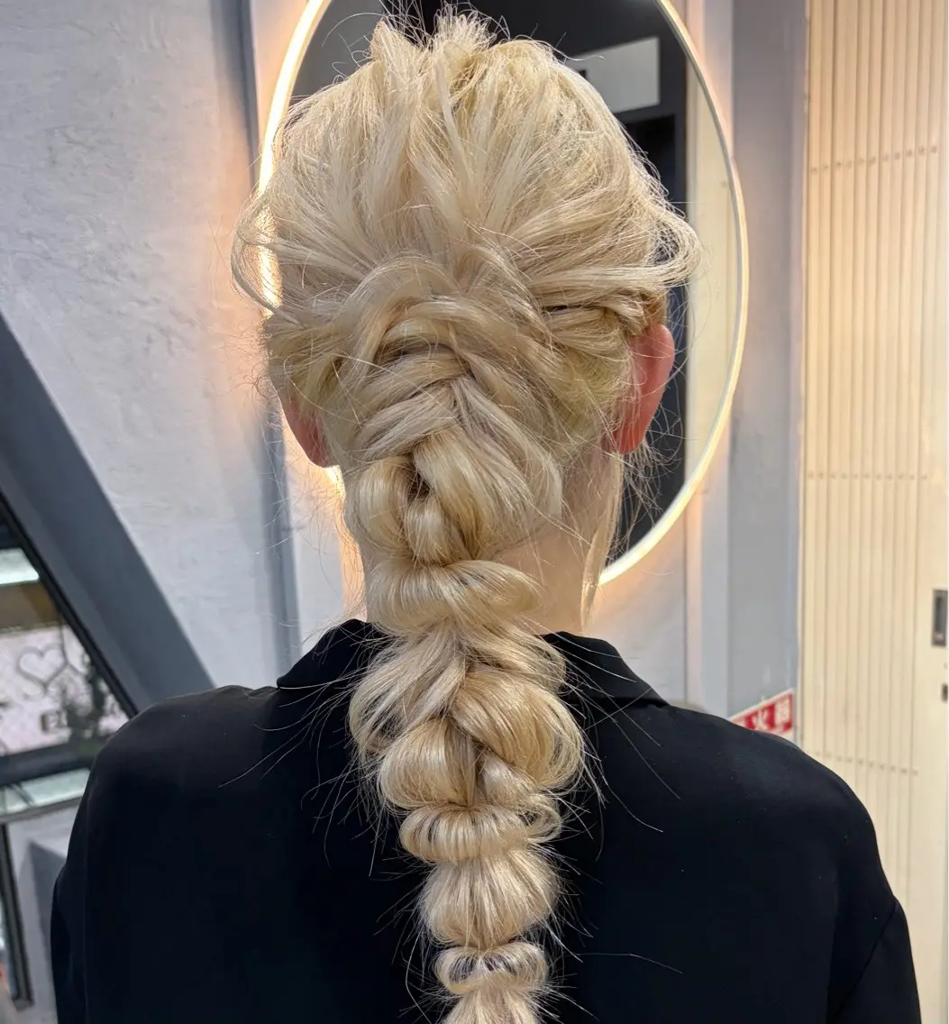 ふわふわヘアセット🎀🩷の写真