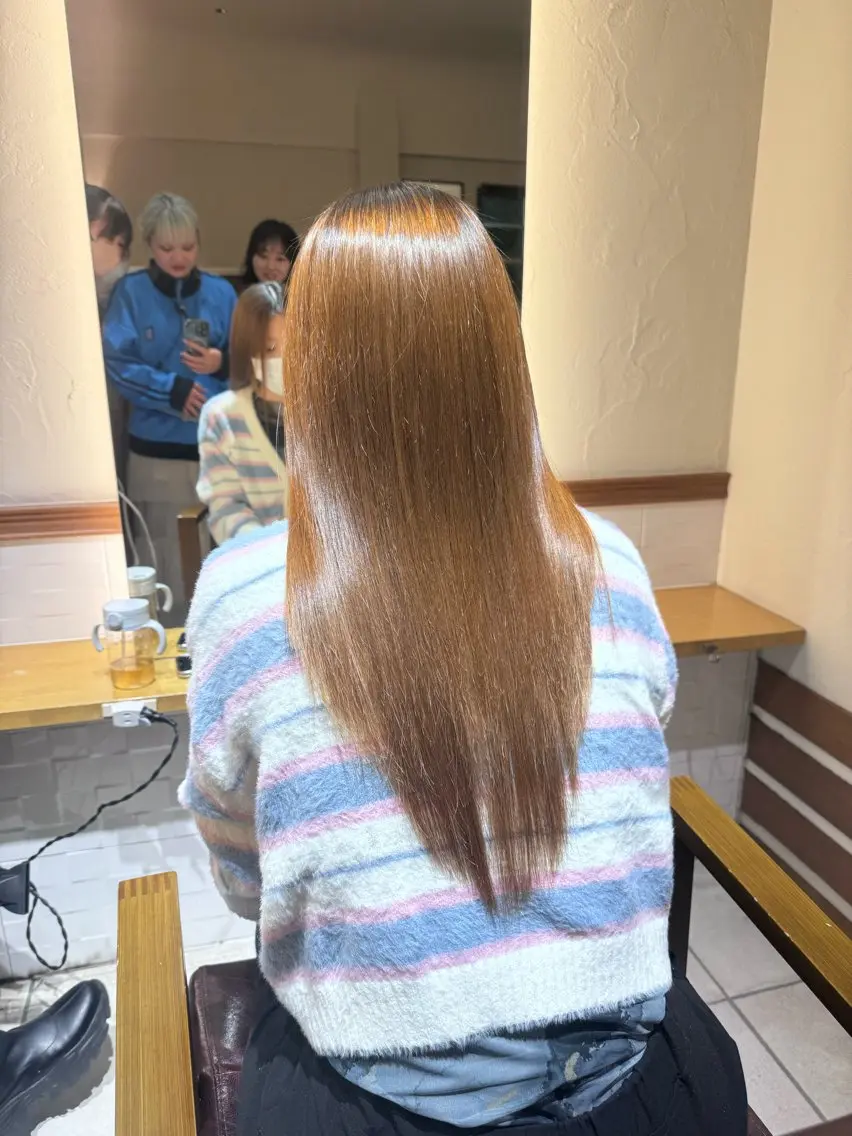 ⭕️【新規様限定クーポン】⭕️似合わせカット+透明感カラー+髪質改善トリートメント✨梅雨前にしっかりツヤツヤ計画🎶の写真