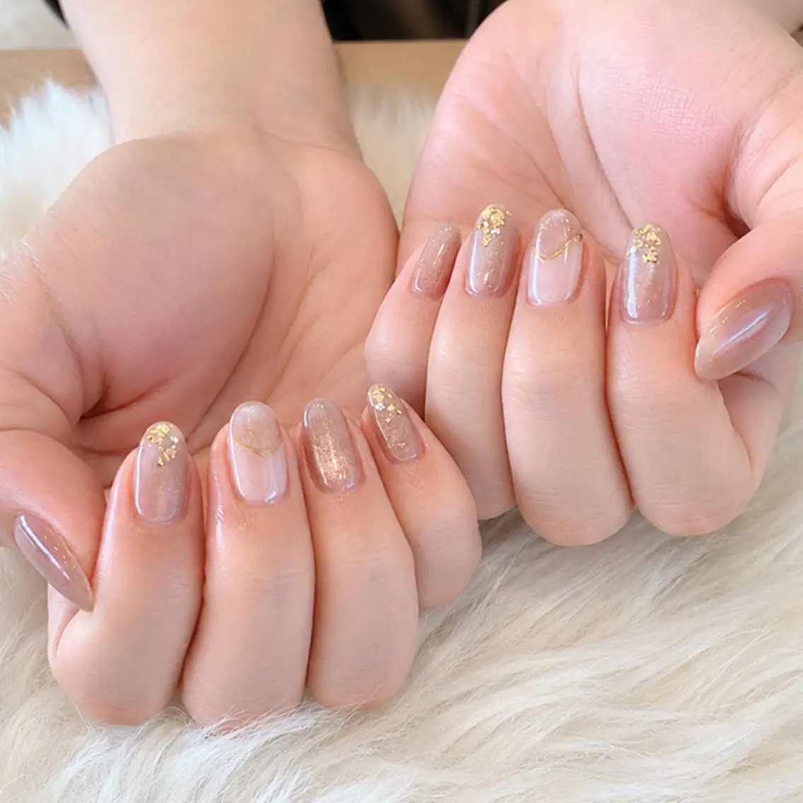 ネイル ニュアンスネイル ハンドネイル K. Harukaのネイルデザイン