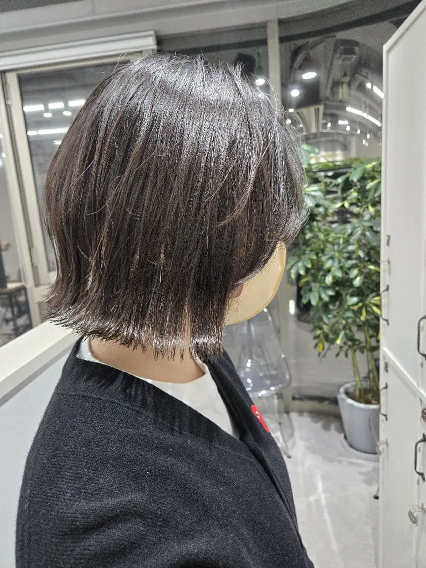 ミディアム 顔周りカット レイヤーカット ショート/ボブ/中村 遥香 🧸🤍のヘアスタイル