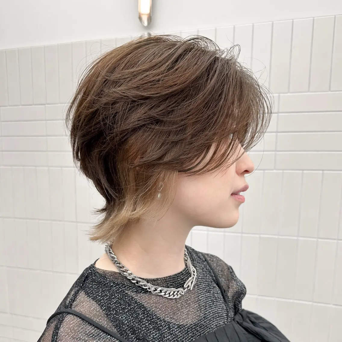 ショート ショートヘア ヘアカラー 竹尾優斗 /レイヤー/トレンドのヘアスタイル