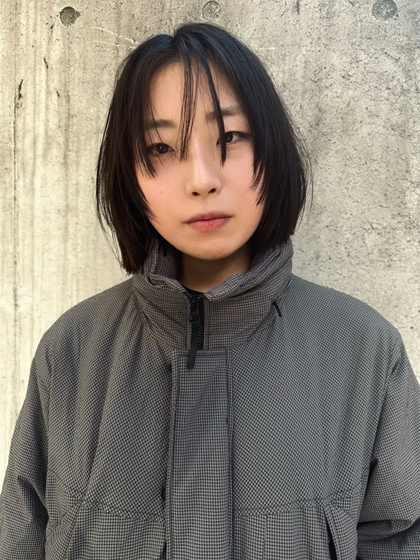 ミディアム モードレイヤー/ボブ Rikuのヘアスタイル