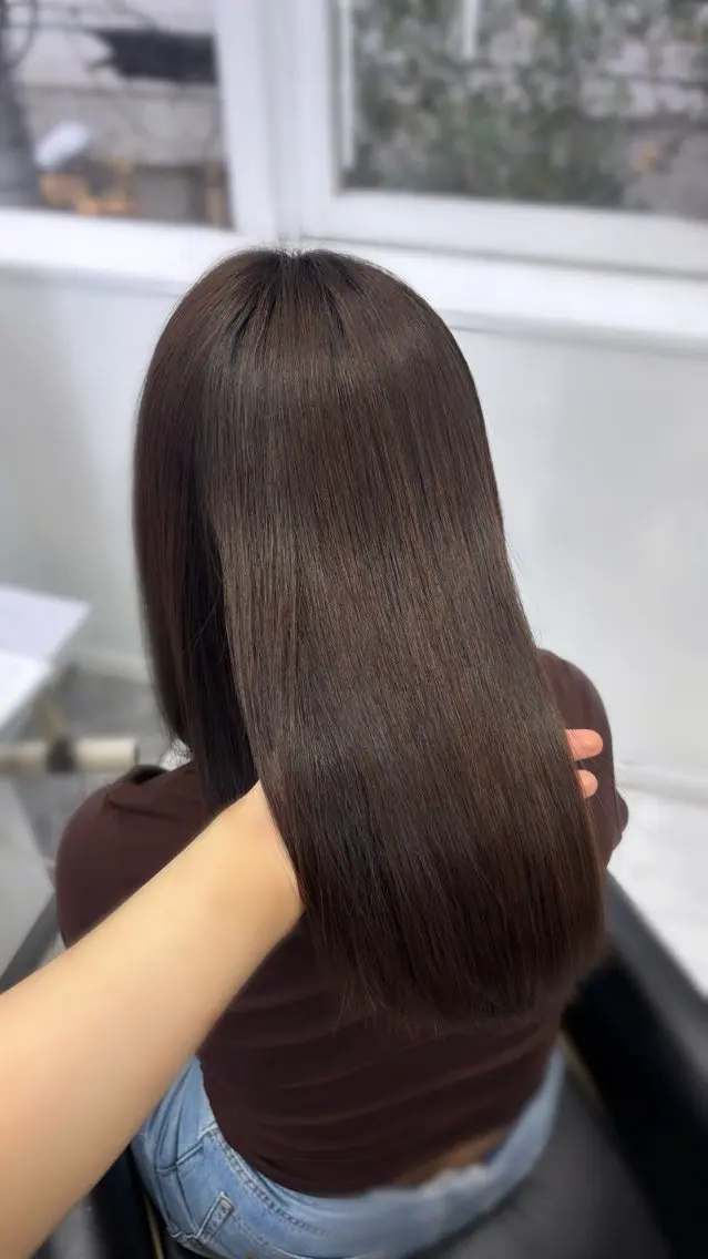 縮毛矯正 あやか/心斎橋/ カラーモデル募集中のヘアスタイル