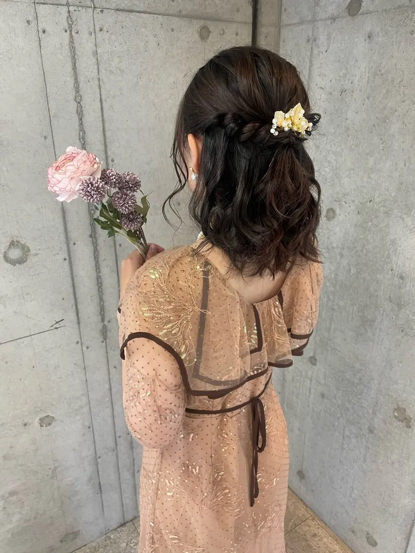 ヘアアレンジ ヘアセット 美髪× ヘアセット✨Araiのヘアスタイル