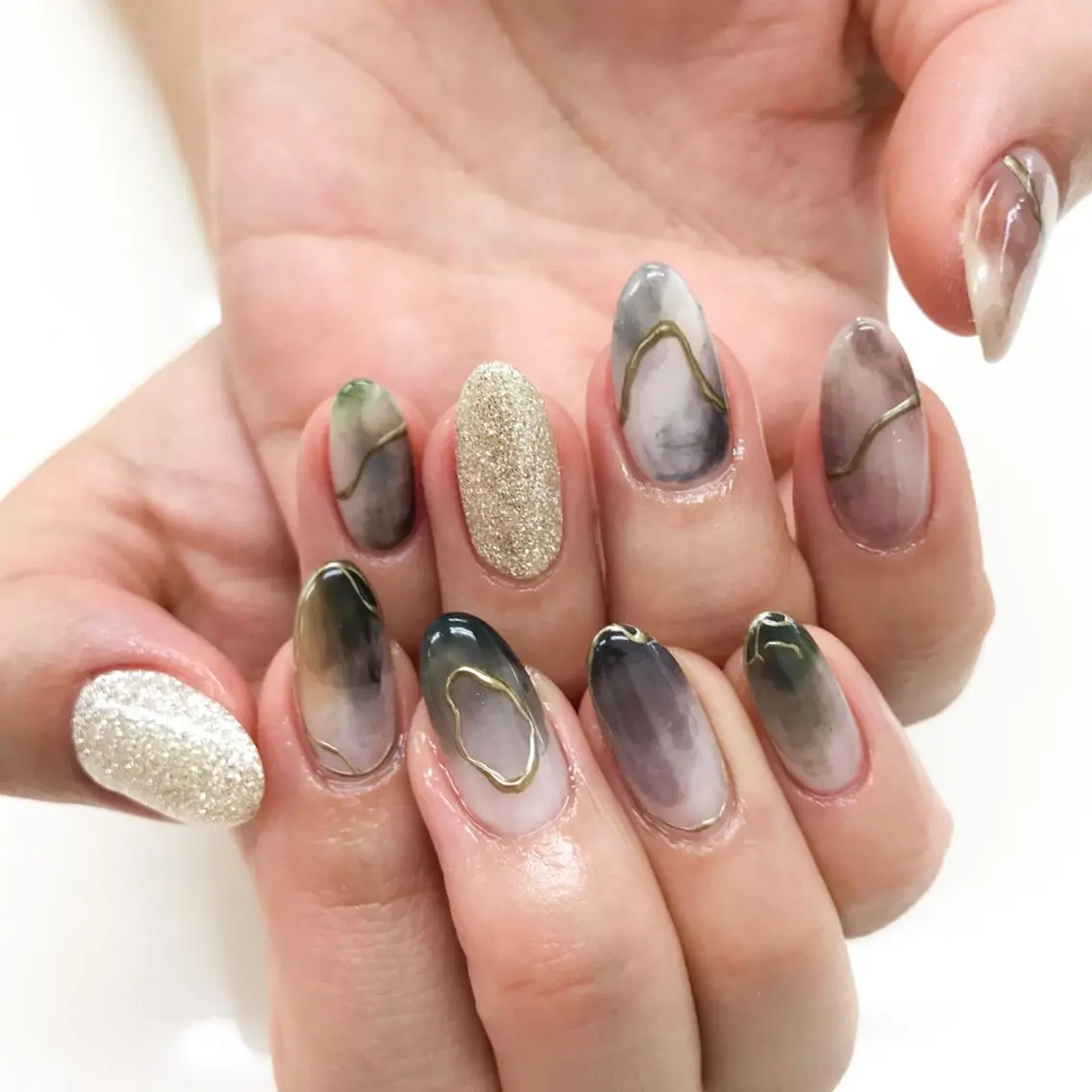 ネイル ハンドネイル Hisaka Mikiのネイルデザイン