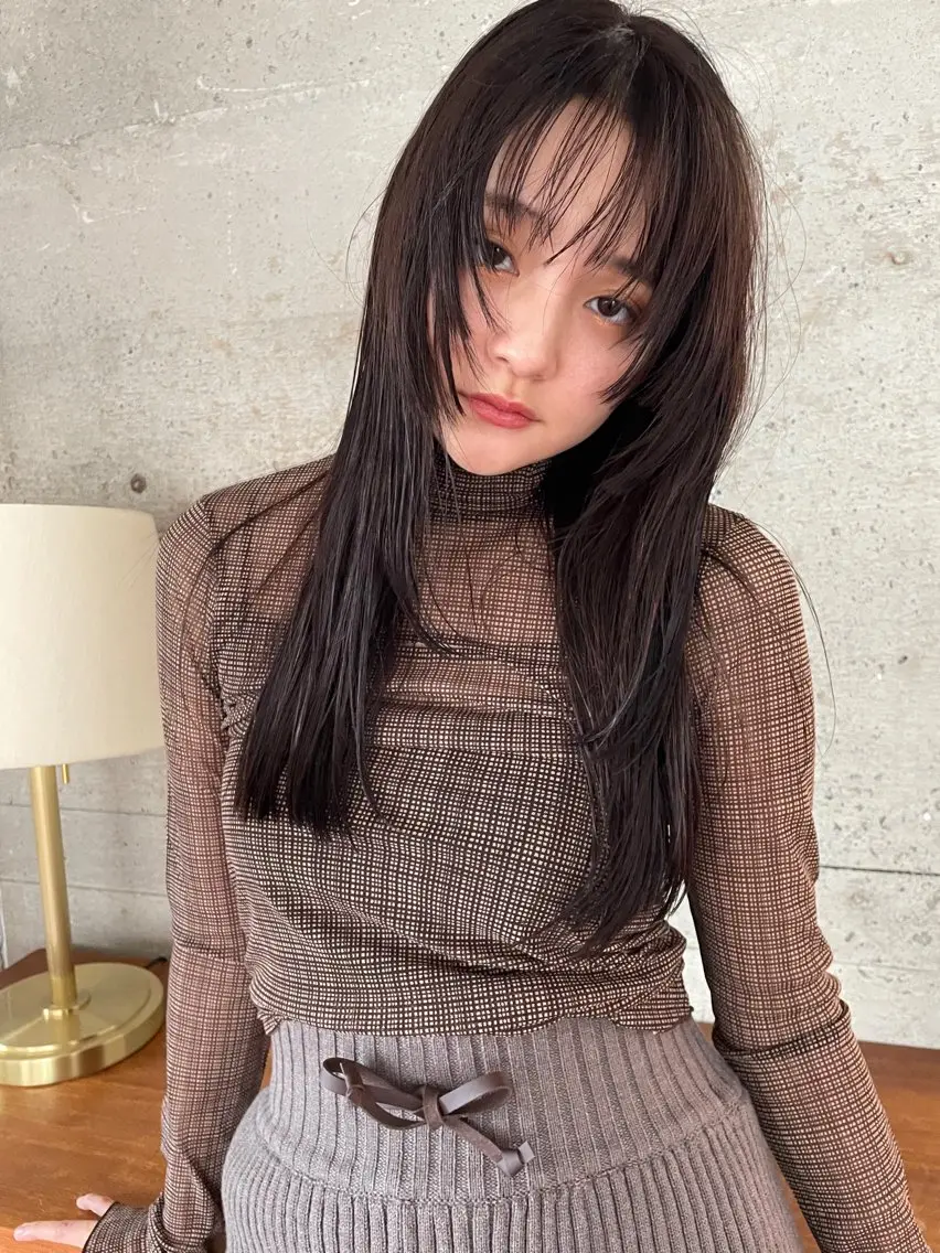 ロング YUKI 新宿カット パーマ/カラーのヘアスタイル