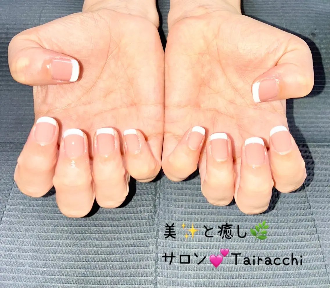 ネイル フレンチネイル Tairacchi タイラッチのネイルデザイン