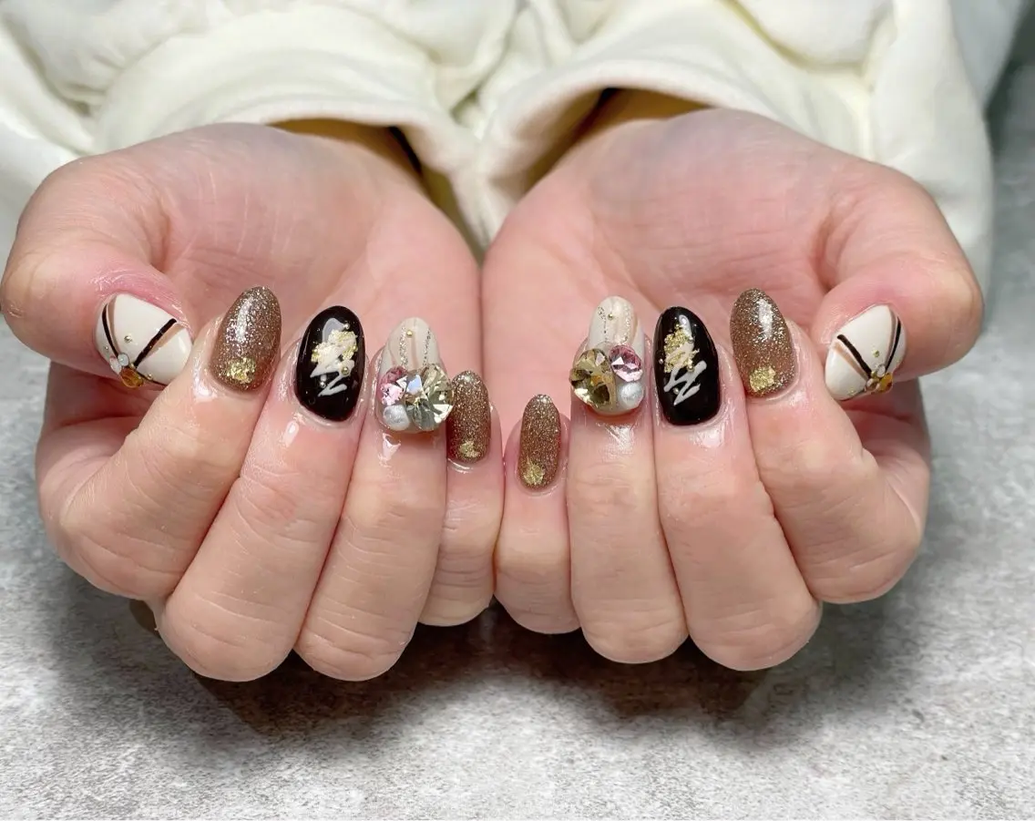 ネイル ハンドネイル nail salon Luanaのネイルデザイン