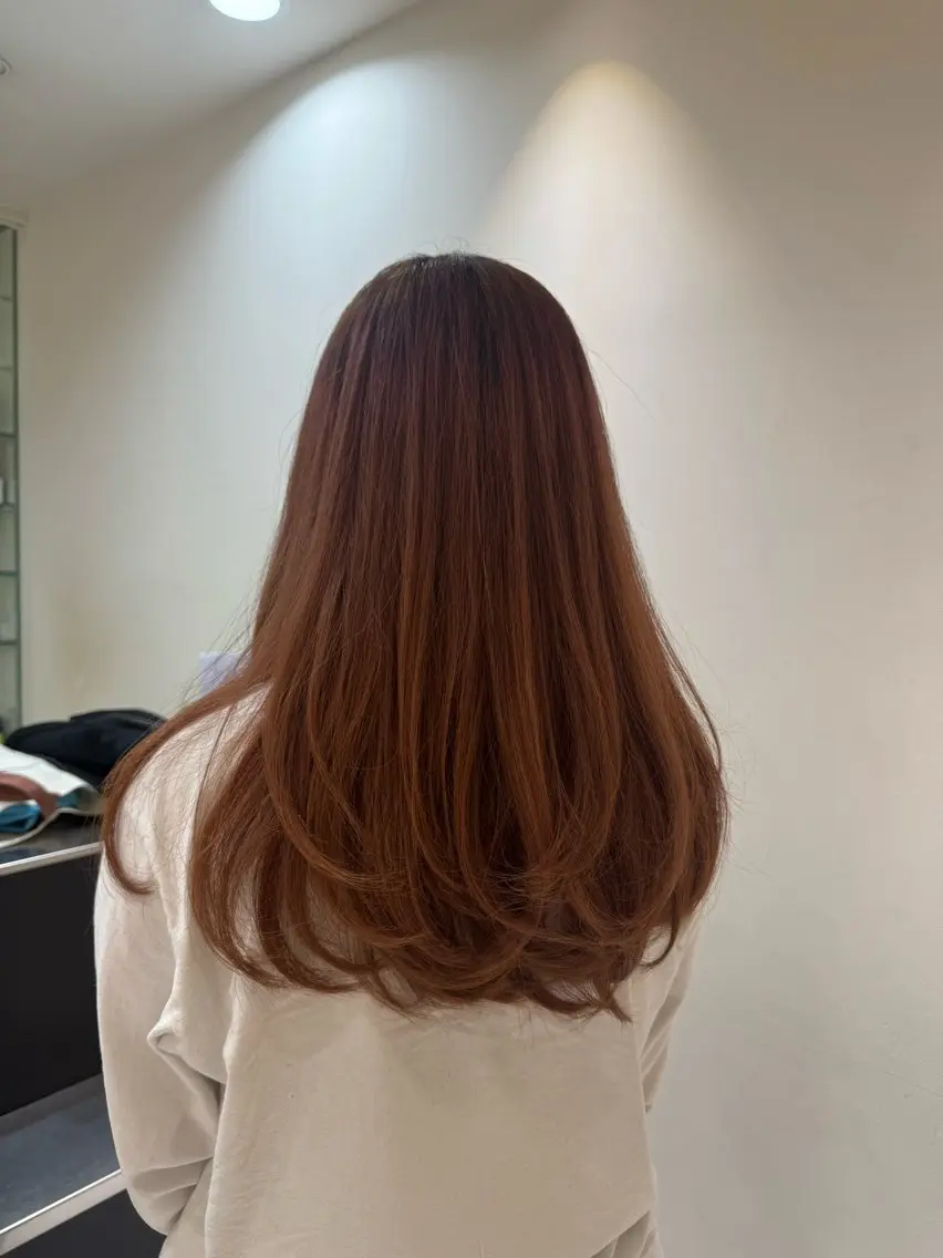 ロング 大庫 桜のヘアスタイル