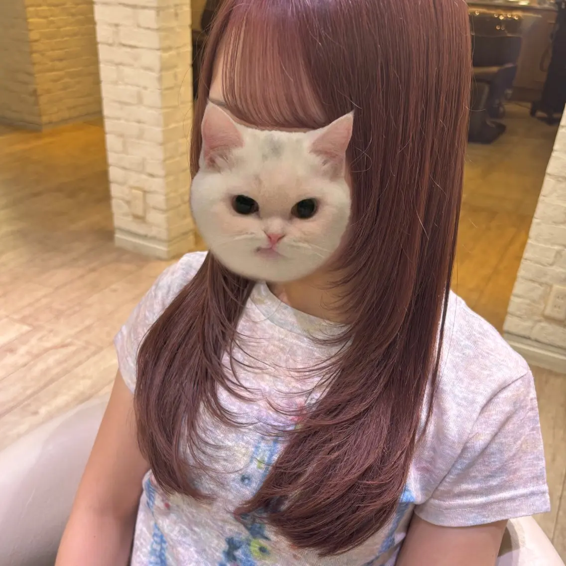 ロング レイヤーカット キグレマユ 🦋.モデル募集中のヘアスタイル